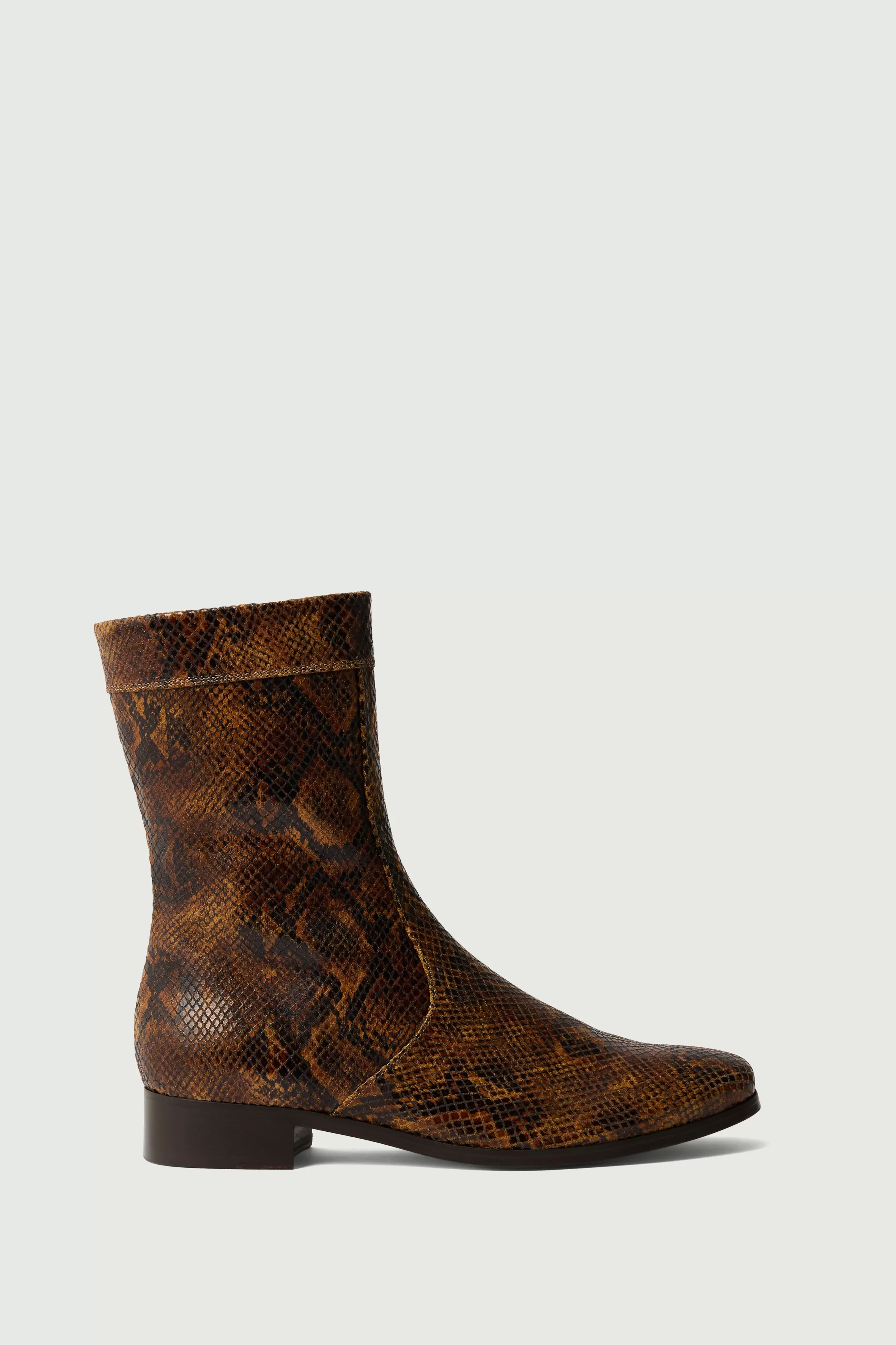 New Soeur bottines écaille python