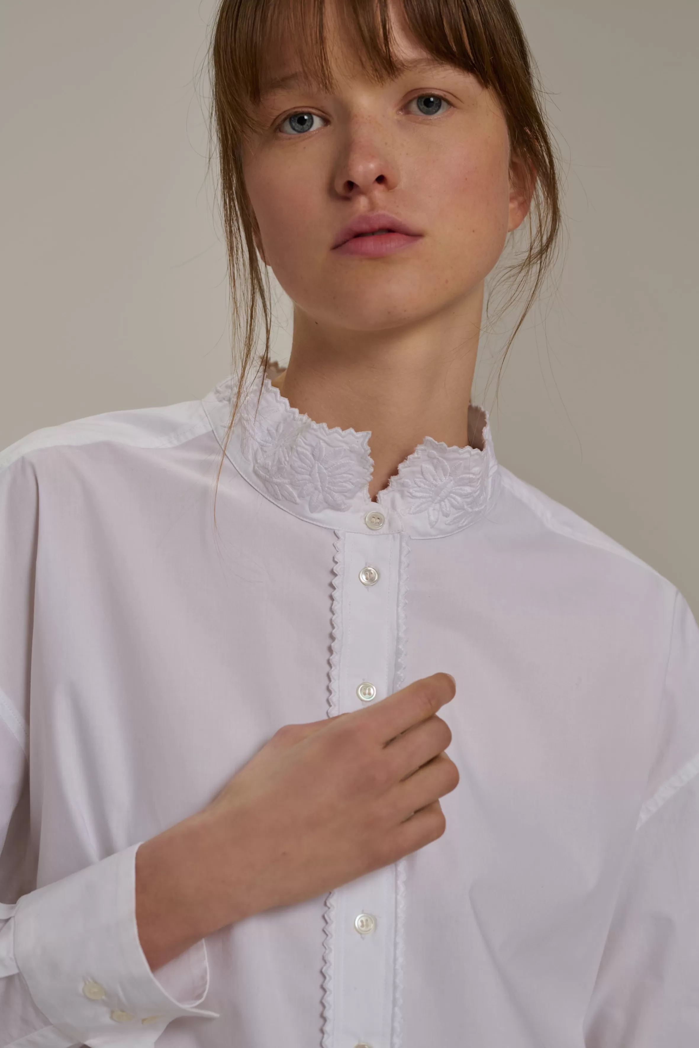 Shop Soeur chemise poeme blanc