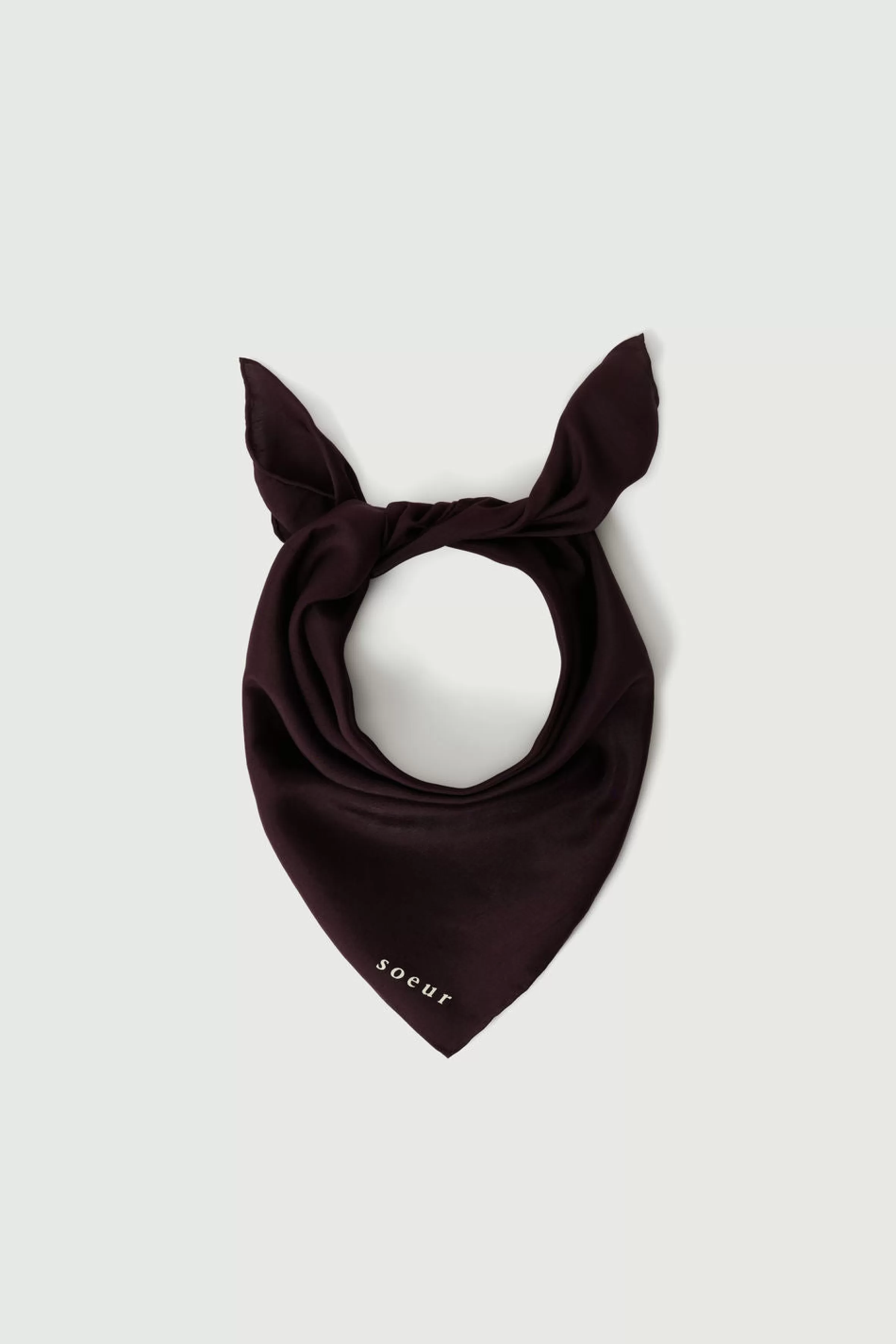 Cheap Soeur foulard square aubergine