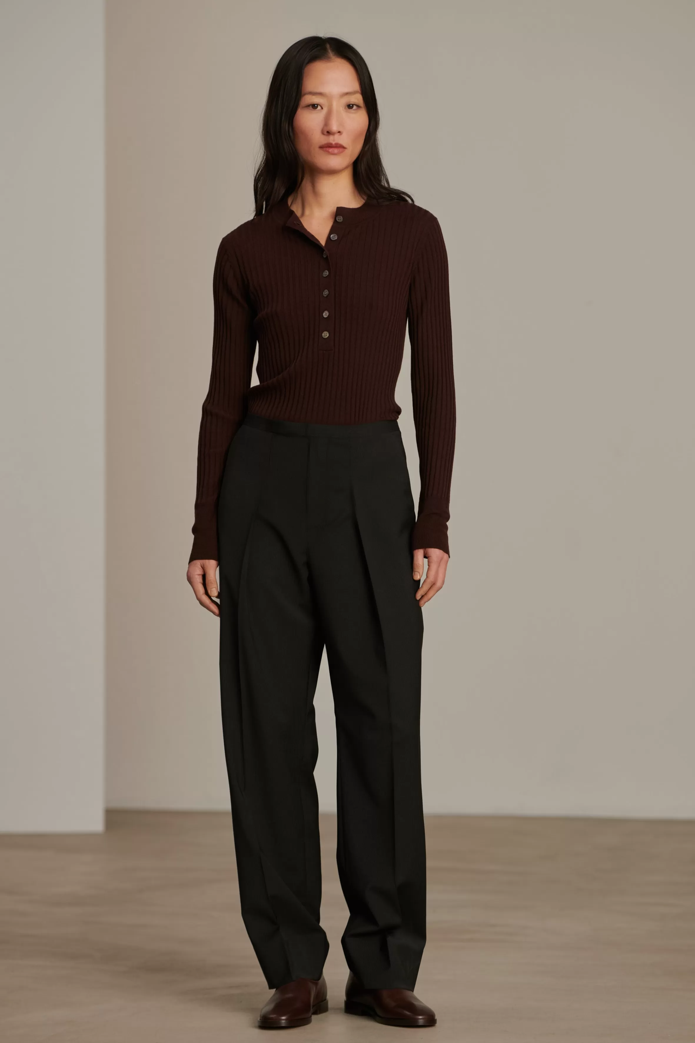 Flash Sale Soeur pantalon casimir noir/écru