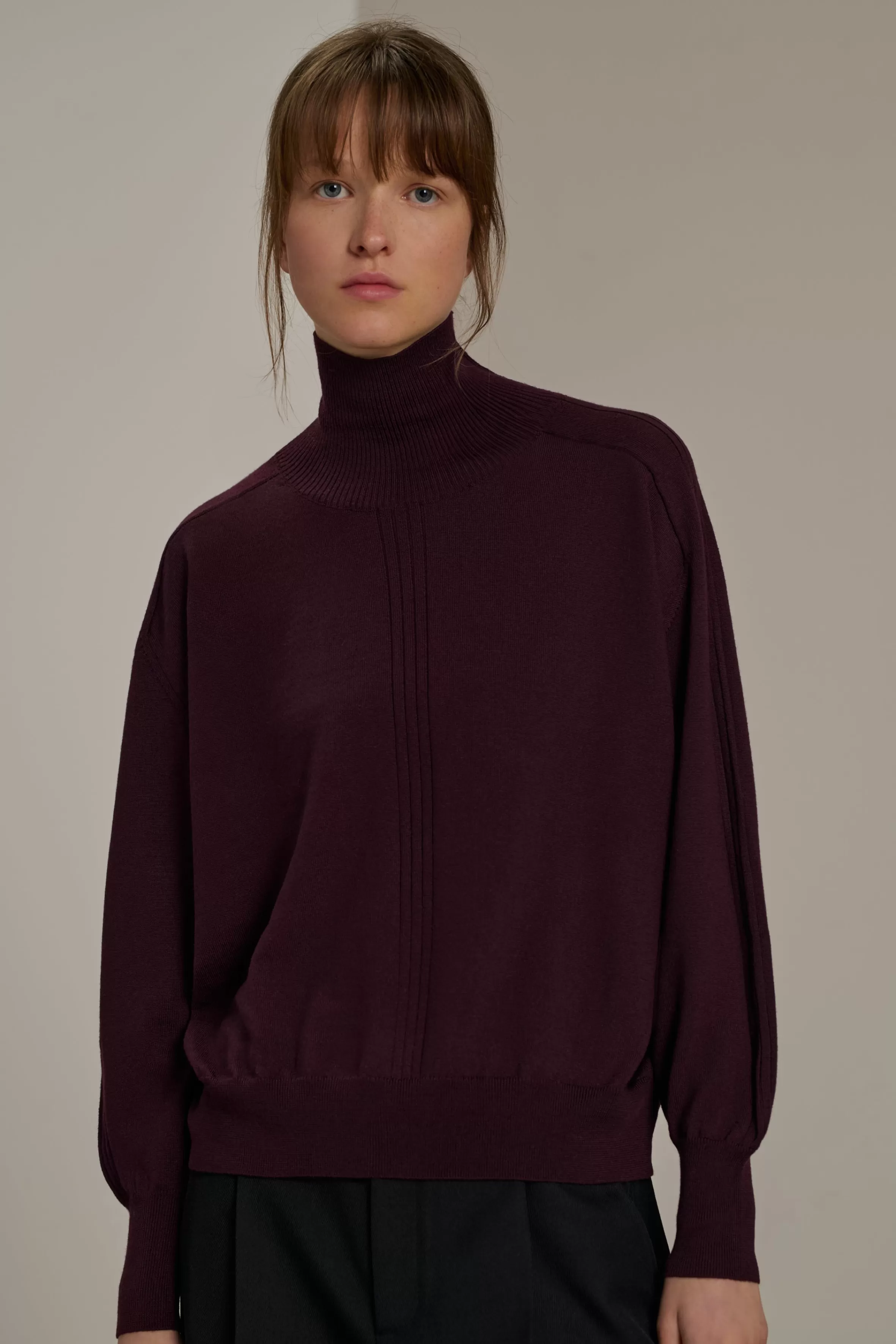 Flash Sale Soeur pull nord aubergine