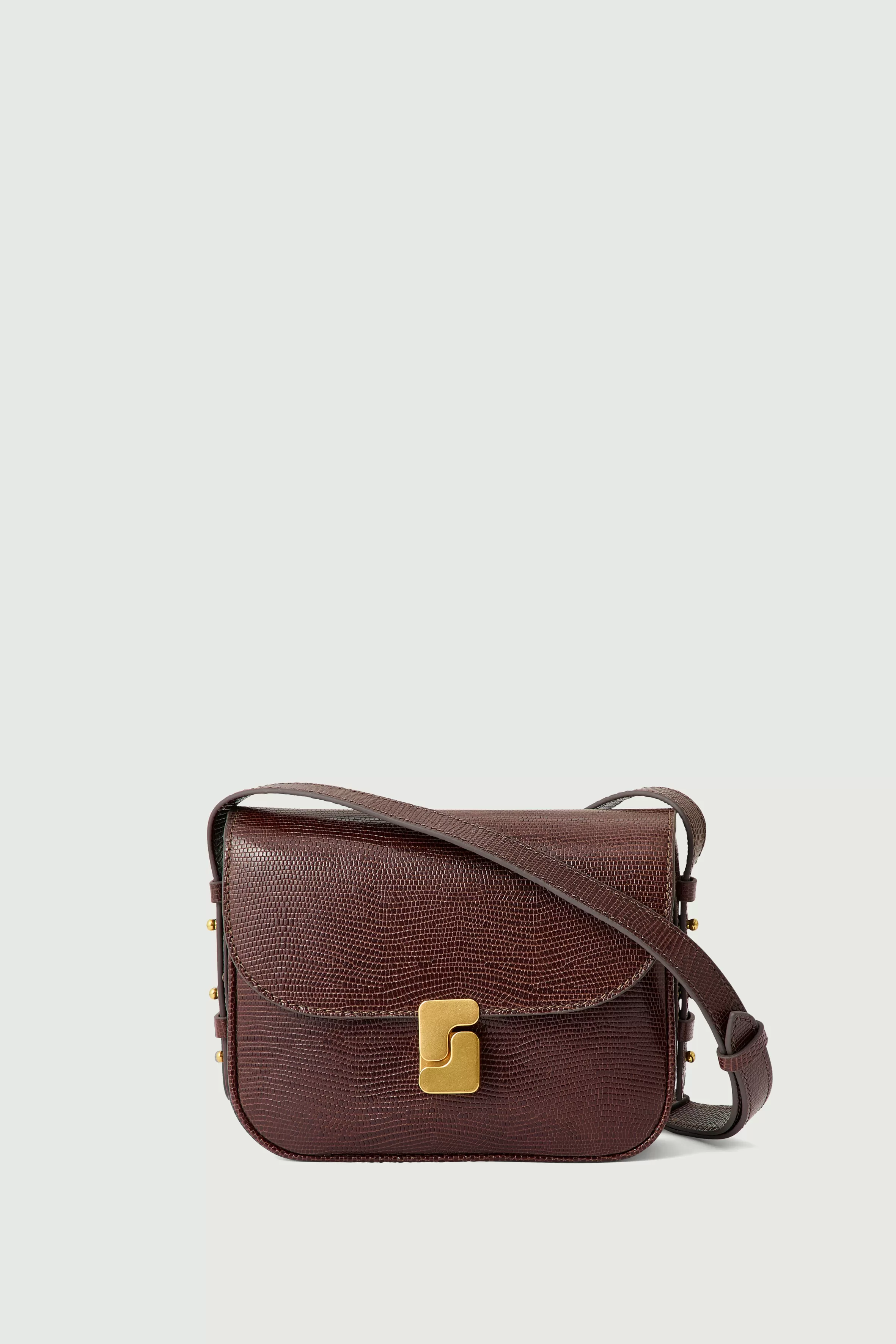 Outlet Soeur sac bellissima mini chocolatlézard