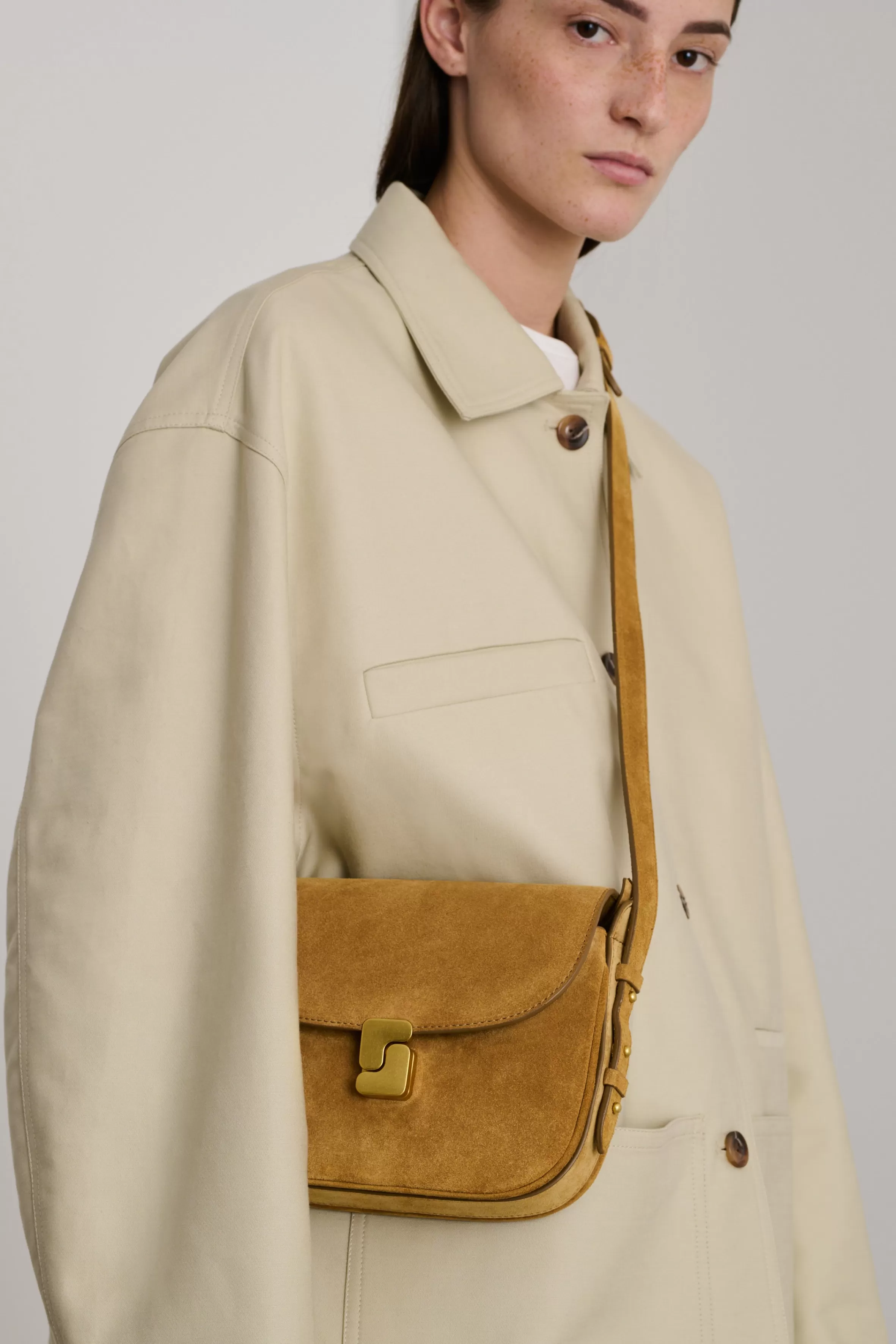 Sale Soeur sac bellissima mini camel